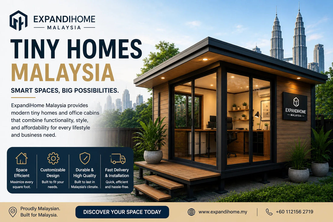 Tiny Homes Malaysia – Smart Modern Living with ExpandiHome Malaysia