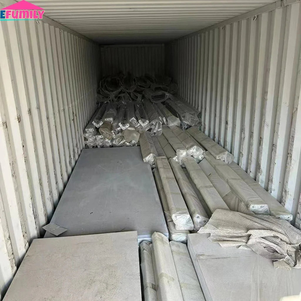 Full detachable prefab house QPF01 MOQ 7 units/20GP & 17units/40HC - Efumily International