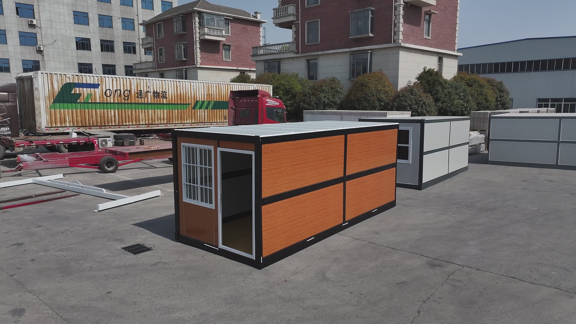 zdf_01 folding office cabin 20*8ft video